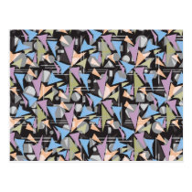 Abstract Shapes Collage postkarten