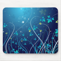 Abstrait bleu tapis de souris