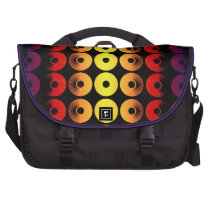 Abstrakte Disc von Tonwaren commuterbag