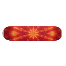 ABSTRAKTER SONNENUNTERGANG PERSONALISIERTES SKATEBOARDDECK