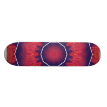 ABSTRAKTER SONNENUNTERGANG SKATEBOARDDECK