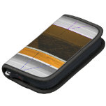 Abstraktes Brown und Gelb Folio Planer