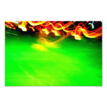 Abstraktes helles Malerei-Foto "Greenacrageless "