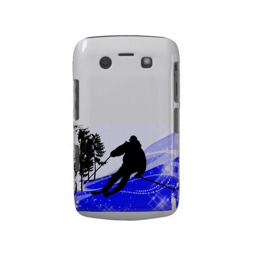 Abwärts auf der Ski-Steigung Blackberry Bold Hülle