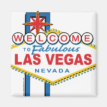 Accueil-à-Las-Vegas Magnets Pour Réfrigérateur