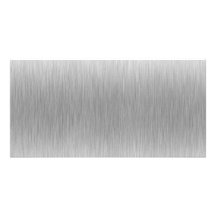 Acier inoxydable en aluminium balayé texturisé photocartes personnalisées
