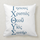 Acronyme d'IXOYE - bleu Coussin