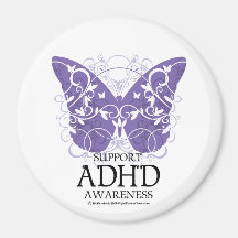 ADHD Schmetterling Kühlschrankmagnet