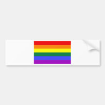 Adhésif pour pare-chocs de drapeau d'arc-en-ciel adhésifs pour voiture
