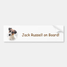 Adhésif pour pare-chocs de Jack Russell Adhésifs Pour Voiture
