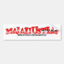 ADHÉSIF POUR PARE-CHOCS DE MAJAHUSTLE AUTOCOLLANT POUR VOITURE