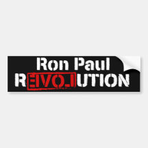Adhésif pour pare-chocs de révolution de Ron Paul Adhésifs Pour Voiture