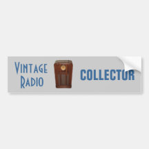 Adhésif pour pare-chocs PAR RADIO VINTAGE Autocollants Pour Voiture