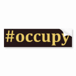 Adhésifs pour pare-chocs #occupy autocollants pour voiture