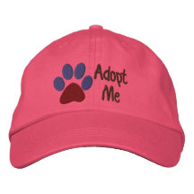 Adoptez-moi adoption d'animal de PawPrint Casquette Brodée