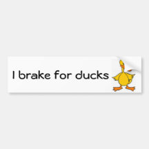 AE, I Bremse für Enten-Autoaufkleber