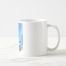 Aerobatic Manöver des Hammerhais mit Doppeldecker Tee Tasse