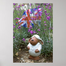 Affiche A002012 : Lavande de forme de moutons de l