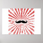 Affiche chique de moustache