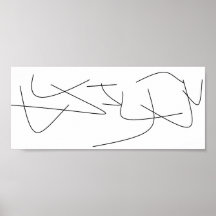 Affiche d'art abstrait