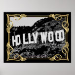 Affiche de charme de Hollywood de 14,95