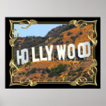 Affiche de charme de Hollywood de 14,95