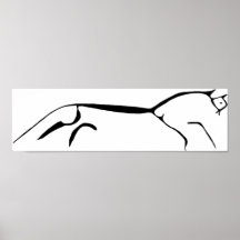 Affiche de cheval d'Uffington