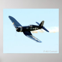 Affiche de corsaire de F-4U