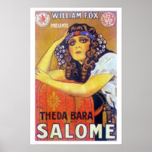 Affiche de film de Theda Bara Salome