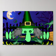 Affiche de Kilroy de sorcière petite