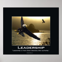 Affiche de motivation chauve d'Eagle