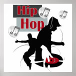 Affiche de musique du DJ de hip hop