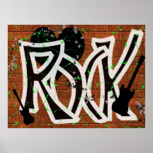 Affiche de musique rock
