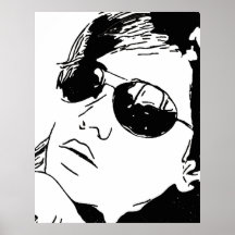 Affiche de visage de femme