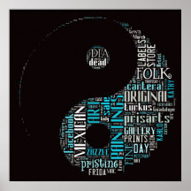 AFFICHE DE YIN YANG PRISARTS