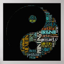 AFFICHE DE YIN YANG PRISARTS