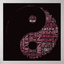 AFFICHE DE YIN YANG PRISARTS