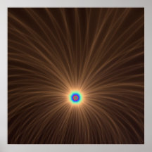 Affiche d'explosion de couleur de chocolat