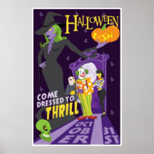 Affiche générique de partie de Halloween