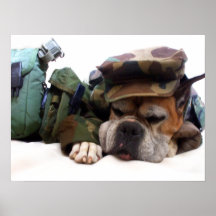 Affiche militaire de chien de boxeur