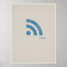 Affiche minimalistic de RSS