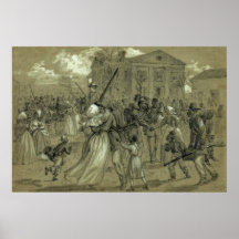 AFRIKANISCHES AMERIKANISCHES SOLDAT-ZUHAUSE vom ZI Posterdrucke