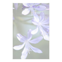 Agapanthus-Blumen stationär Bedrucktes Büropapier