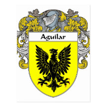 Aguilar Wappen (überzogen) Postkarten