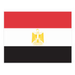 Ägypten-Flagge Postkarte