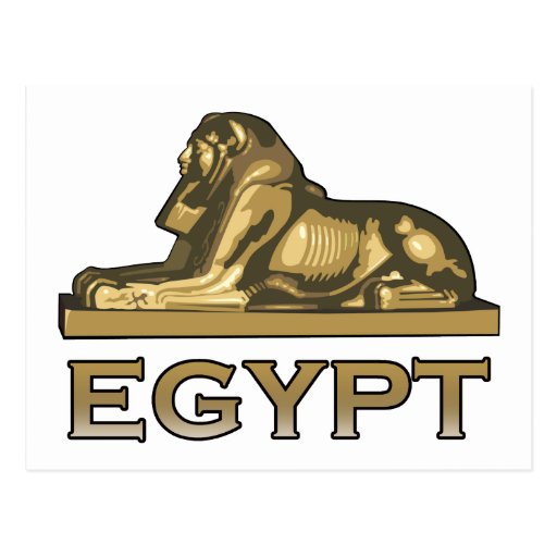 Ägypten-Sphinx Postkarte