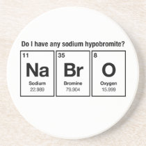 Ai-je un hypobromite de sodium ? NaBrO ! dessous de verres
