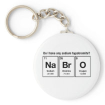 Ai-je un hypobromite de sodium ? NaBrO ! porte-clés