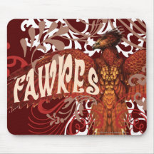 Ailes de diffusion de Fawkes Tapis De Souris