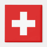 Aimant de drapeau de la Suisse